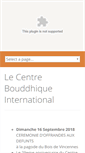 Mobile Screenshot of centrebouddhique.fr