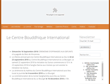 Tablet Screenshot of centrebouddhique.fr
